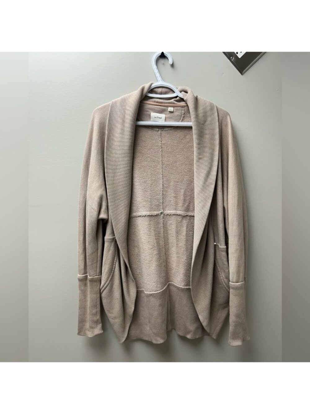 Wilfred Diderot Open Front Oversized Cocoon Cardigan